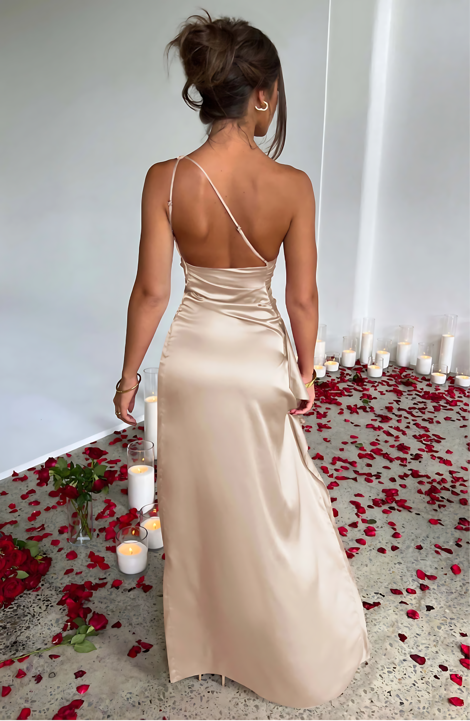 ELIZA MAXI DRESS - CHAMPAGNE