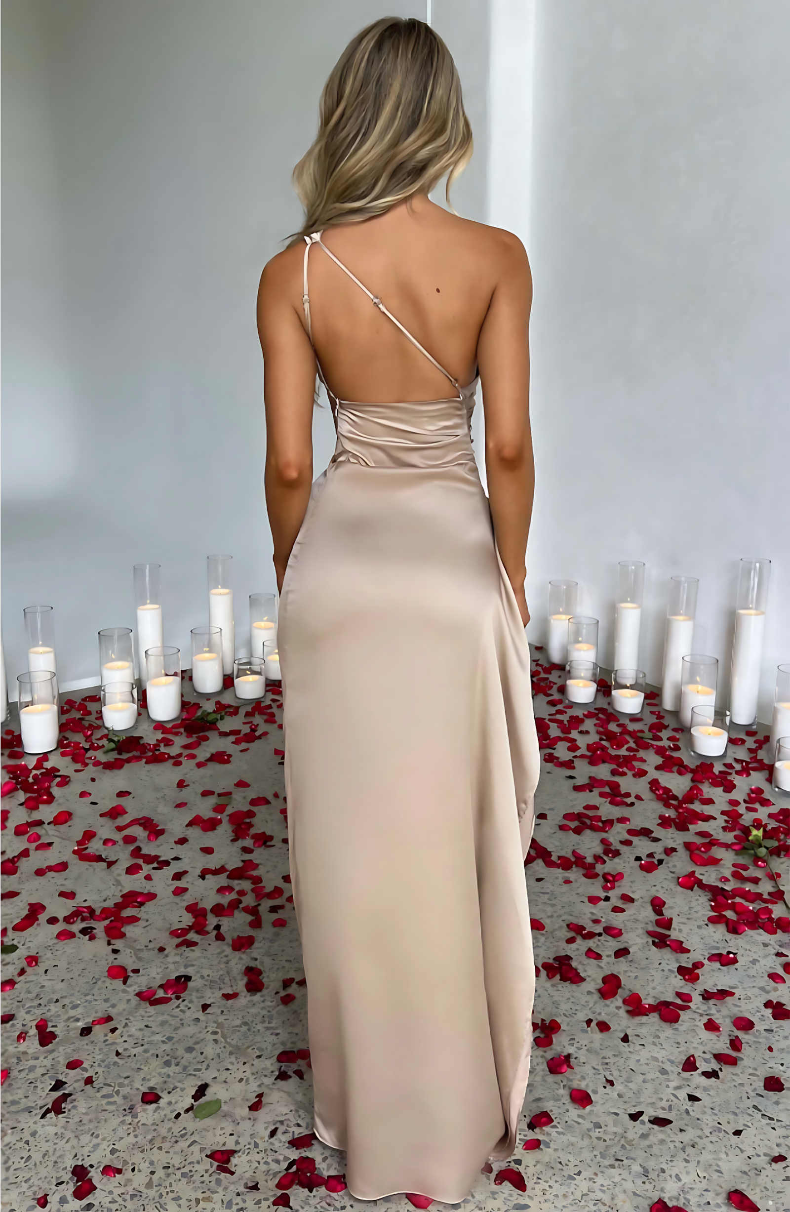 ELIZA MAXI DRESS - CHAMPAGNE