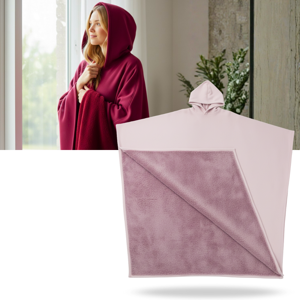 Weighted Hoodie Blanket With Hood For Cozy Home Comfort