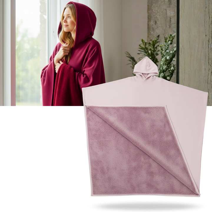 Weighted Hoodie Blanket With Hood For Cozy Home Comfort