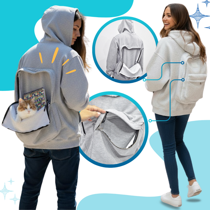 Utility Hoodie With Concealed Carry Pockets And Reinforced Stitching