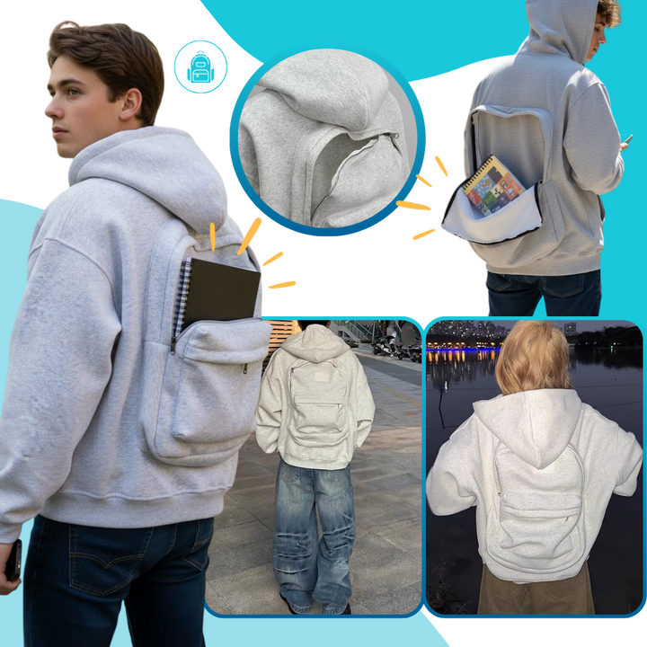 Utility Hoodie With Concealed Carry Pockets And Reinforced Stitching