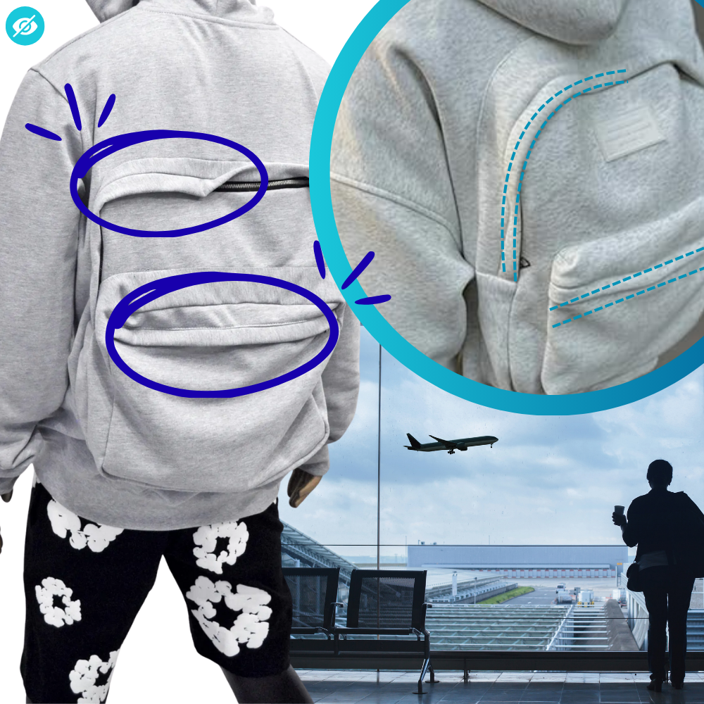 Utility Hoodie With Concealed Carry Pockets And Reinforced Stitching