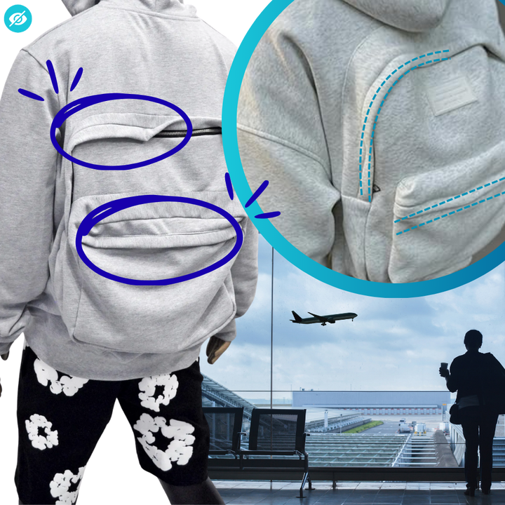 Utility Hoodie With Concealed Carry Pockets And Reinforced Stitching