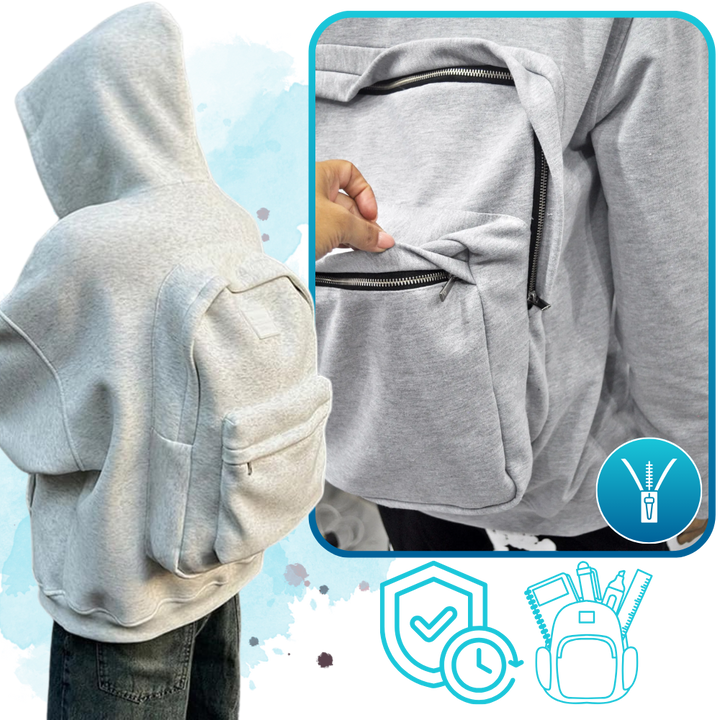 Utility Hoodie With Concealed Carry Pockets And Reinforced Stitching