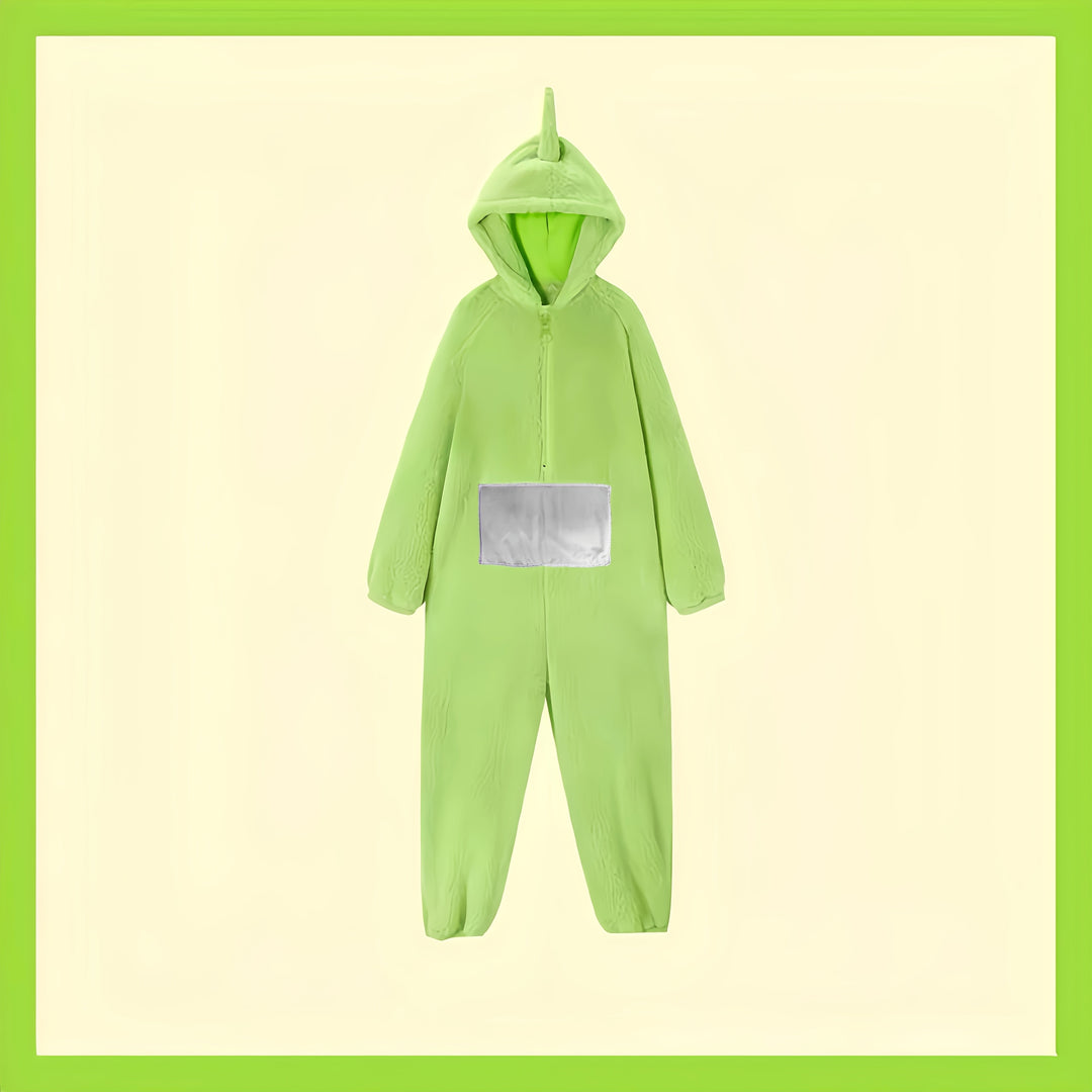 Onesie Costume Cartoon Pajamas With Hood And Glasses For Halloween Parties