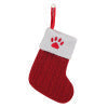 Cozy Knit Socks With Embroidered Candy Gift Bag And Letter Christmas Stocking