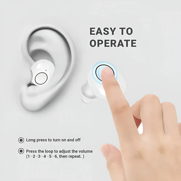 Rechargeable Hearing Aids with Wireless App Control and Noise Reduction