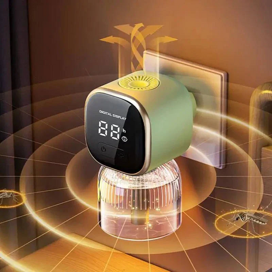 Mosquito Repellent Plug with Programmable Timer and Digital Display for Bedrooms