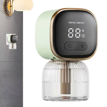 Mosquito Repellent Plug with Programmable Timer and Digital Display for Bedrooms