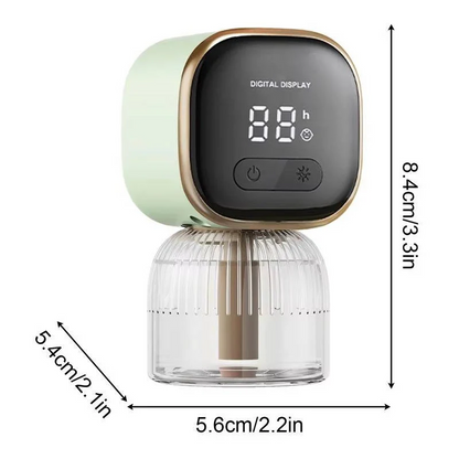 Mosquito Repellent Plug with Programmable Timer and Digital Display for Bedrooms