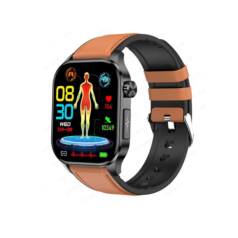 Senior Smartwatch with Activity Log and Advanced Metrics Tracking, Large Display