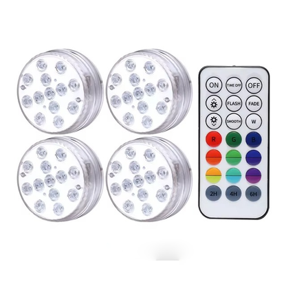 Color Changing Underwater Pool Light with Radio Frequency Remote and 16 Modes