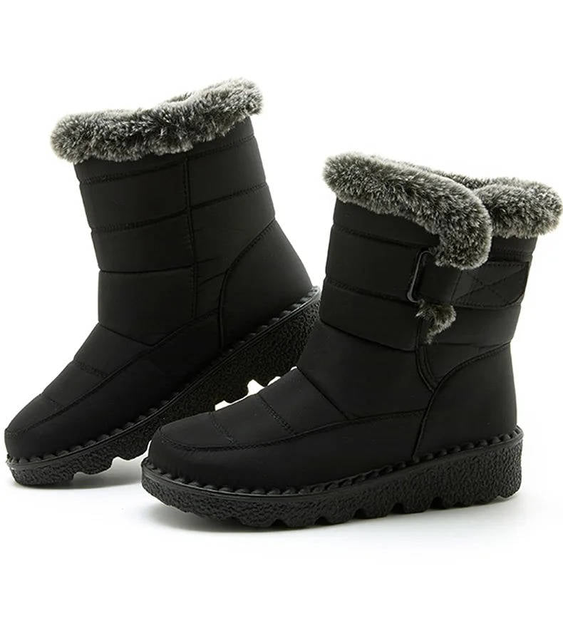 Snow Boots For Women Waterproof Insulated Winter Warmth With Traction