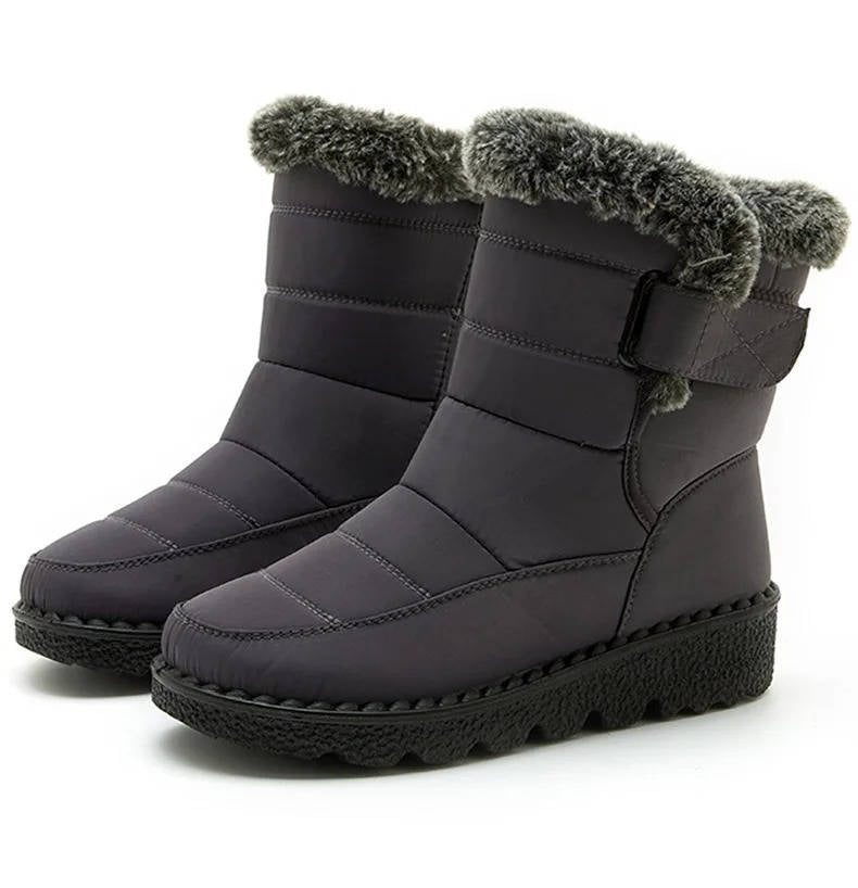 Snow Boots For Women Waterproof Insulated Winter Warmth With Traction