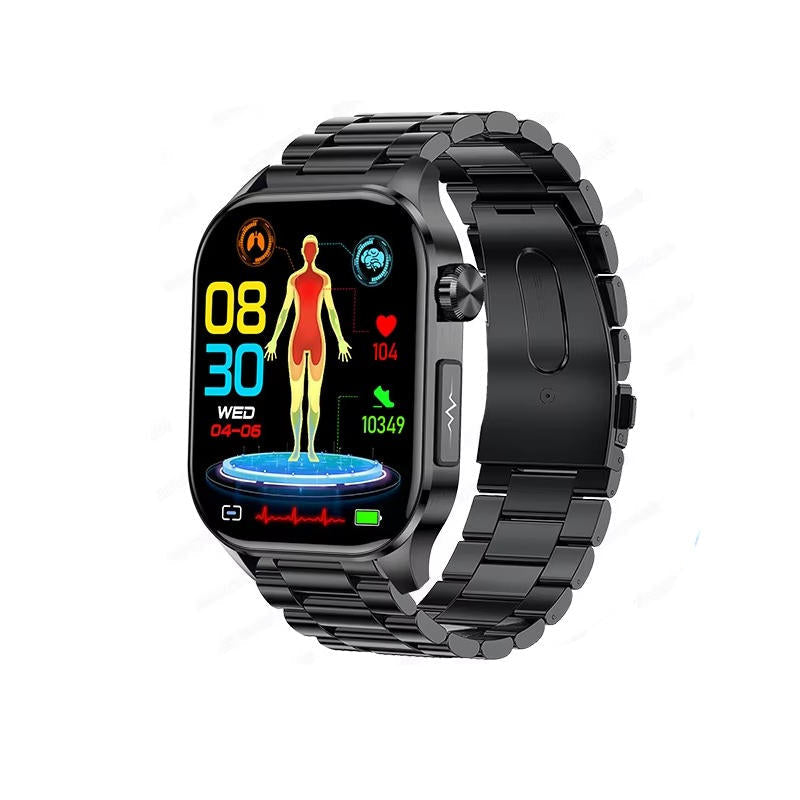 Senior Smartwatch with Activity Log and Advanced Metrics Tracking, Large Display