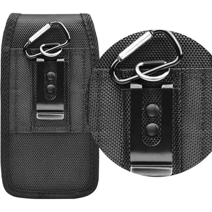 Phone Holster with Belt Clip and Card Blocking, Fits 4-6.8 Inch Devices