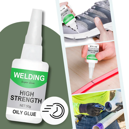 High Strength Adhesive for Oily Surfaces with Fast Bond Time