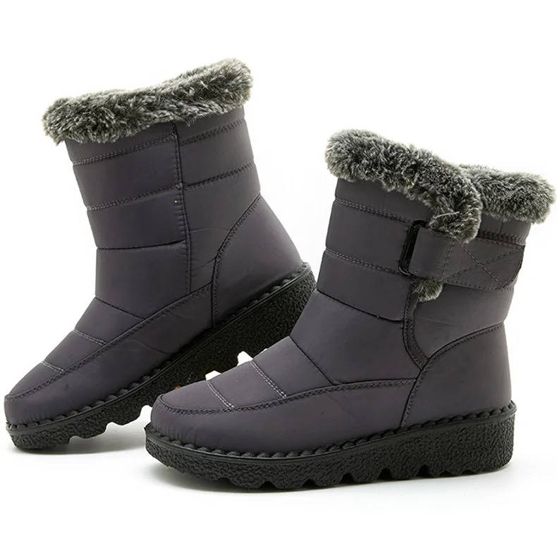 Snow Boots For Women Waterproof Insulated Winter Warmth With Traction