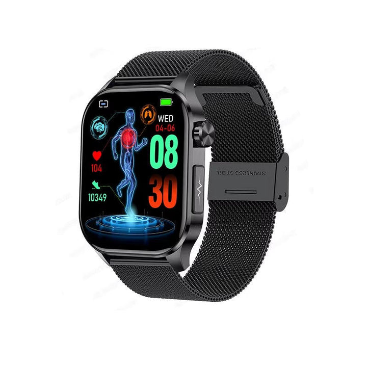 Senior Smartwatch with Activity Log and Advanced Metrics Tracking, Large Display