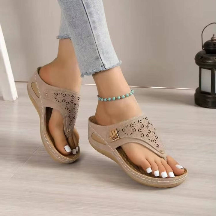 Ergonomic Walking Sandals for Women with Molded Arch Support and Mesh Ventilation