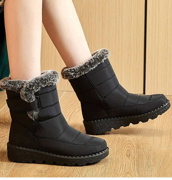Snow Boots For Women Waterproof Insulated Winter Warmth With Traction