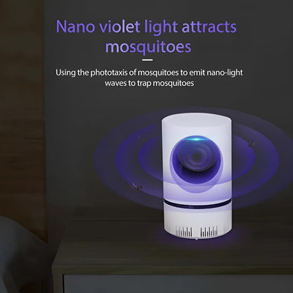 Silent UV Insect Trap with Vortex Fan and Chemical-Free Capture for Indoor Outdoor Use