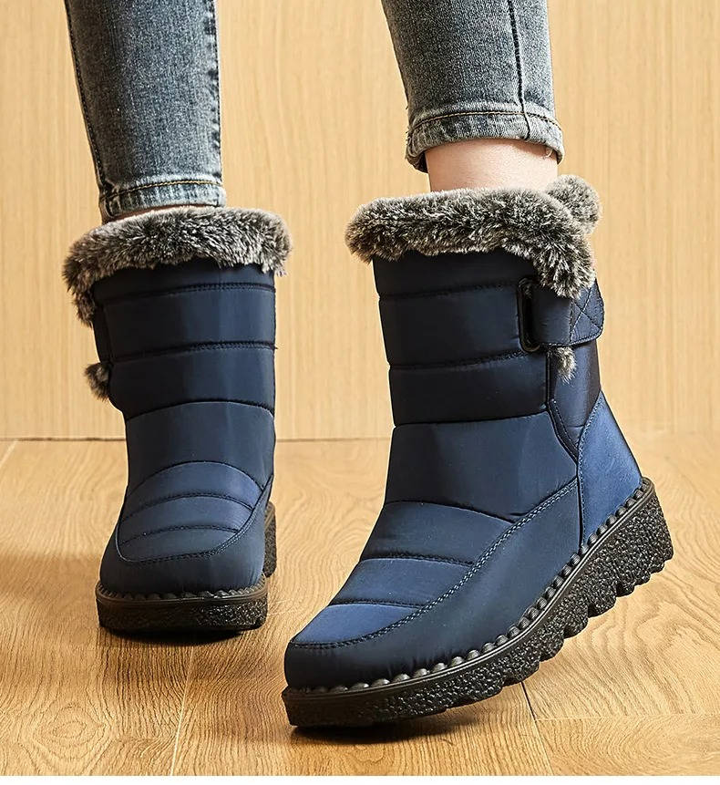 Snow Boots For Women Waterproof Insulated Winter Warmth With Traction