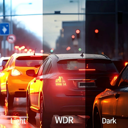 Four Camera Dash Cam with Infrared Night Vision and App Control