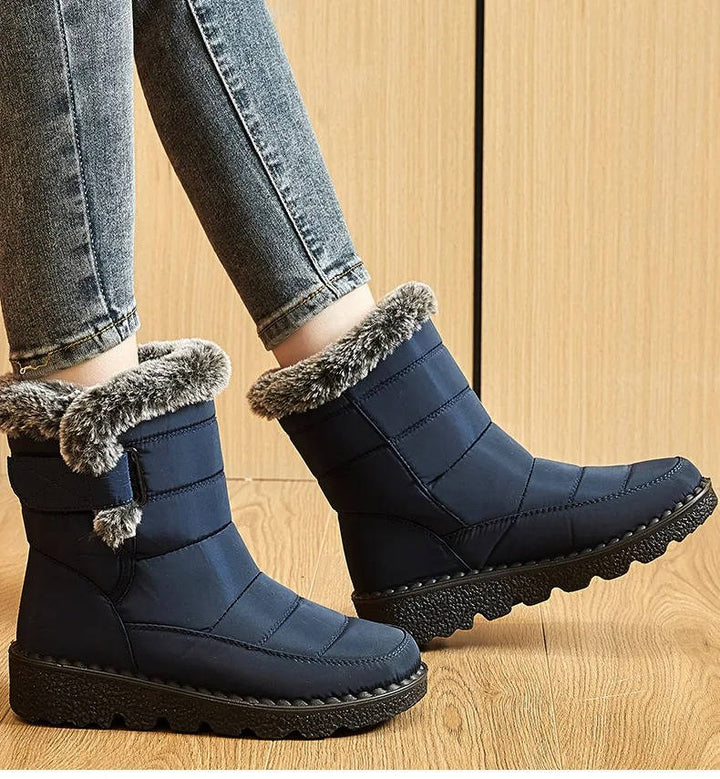 Snow Boots For Women Waterproof Insulated Winter Warmth With Traction