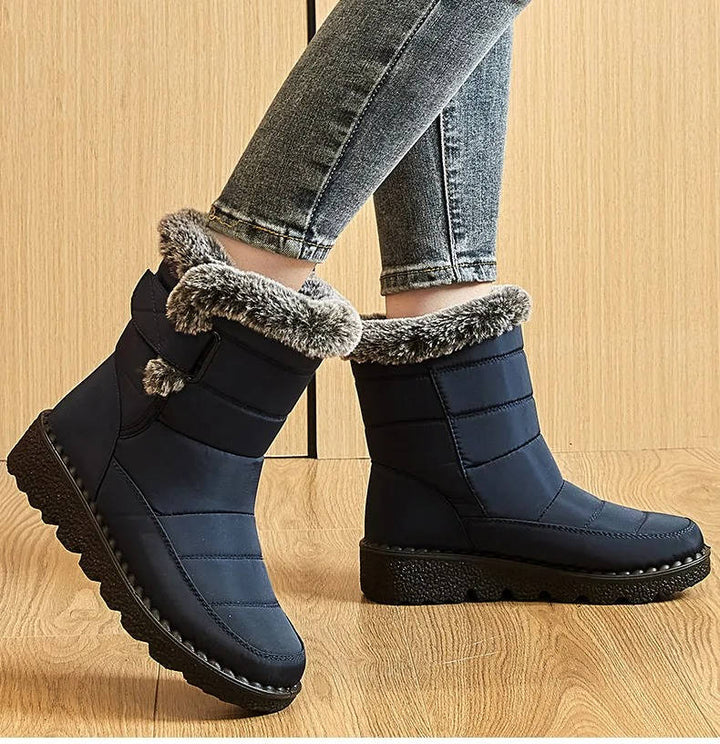 Snow Boots For Women Waterproof Insulated Winter Warmth With Traction