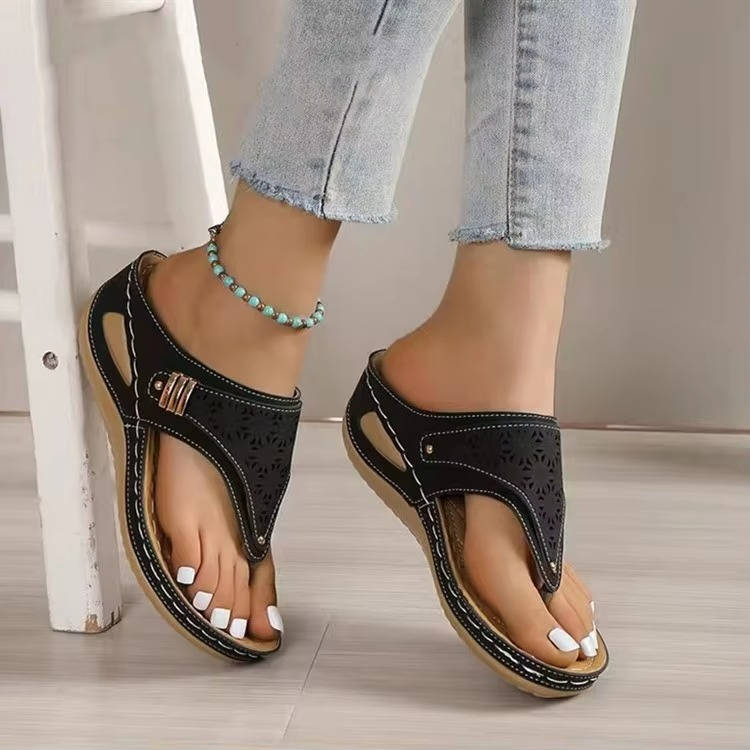 Ergonomic Walking Sandals for Women with Molded Arch Support and Mesh Ventilation