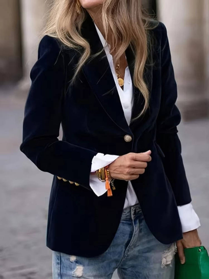 Velvet Blazer Women&