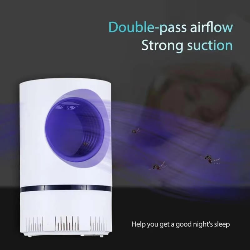 Silent UV Insect Trap with Vortex Fan and Chemical-Free Capture for Indoor Outdoor Use