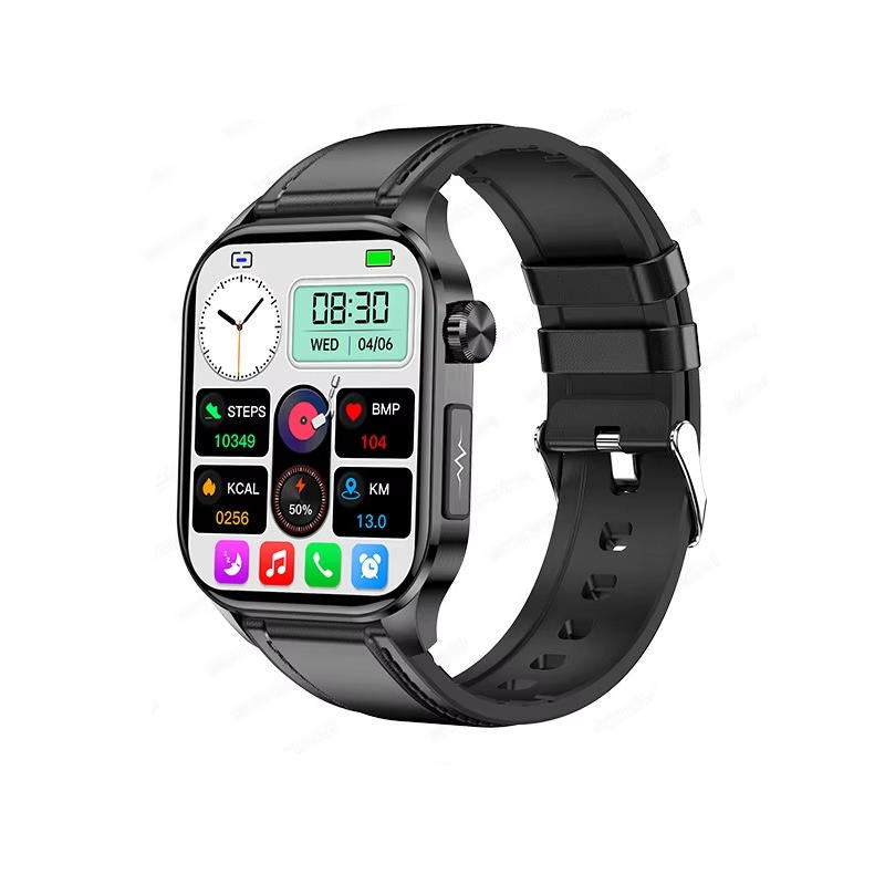 Senior Smartwatch with Activity Log and Advanced Metrics Tracking, Large Display