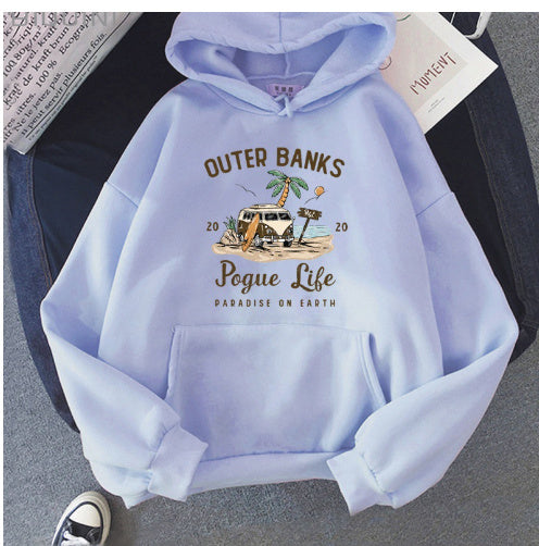 Oversized Hoodie Unisex Cozy Pullover Polyester Casual Relaxed Fit