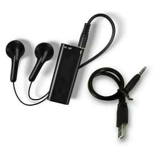 Voice Activated Audio Recorder with Noise Reduction and Magnetic Mount, 8GB Storage