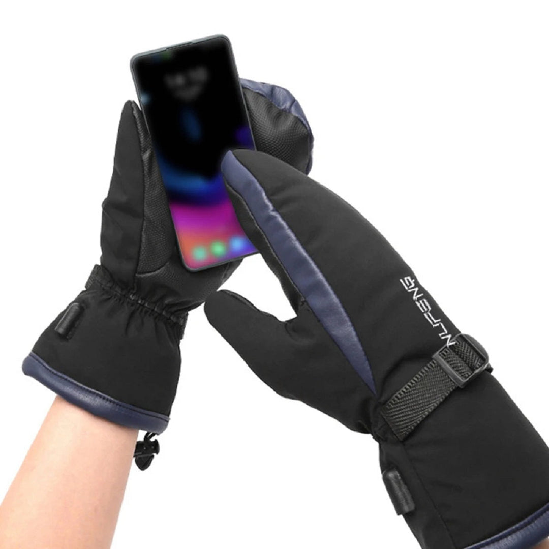 Heated Gloves USB Rechargeable, Dual-Sided Heating, Waterproof For Skiing, Hiking, Daily Use