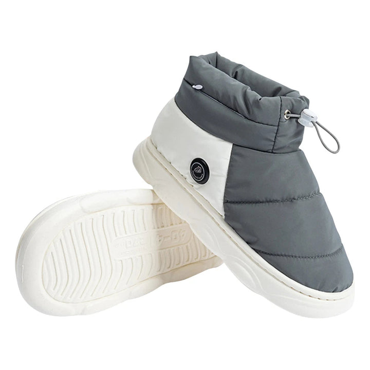 USB Heated Booties with Three Heat Levels and Grip Soles