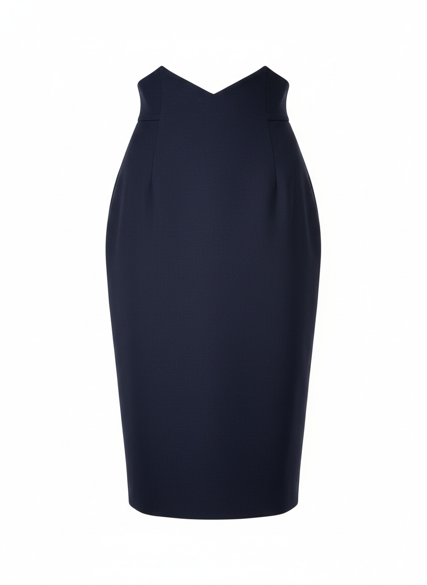 High-Waist Pencil Skirt for Women