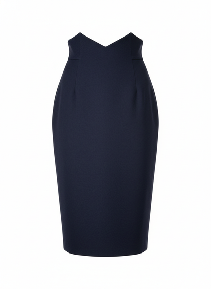 High-Waist Pencil Skirt for Women