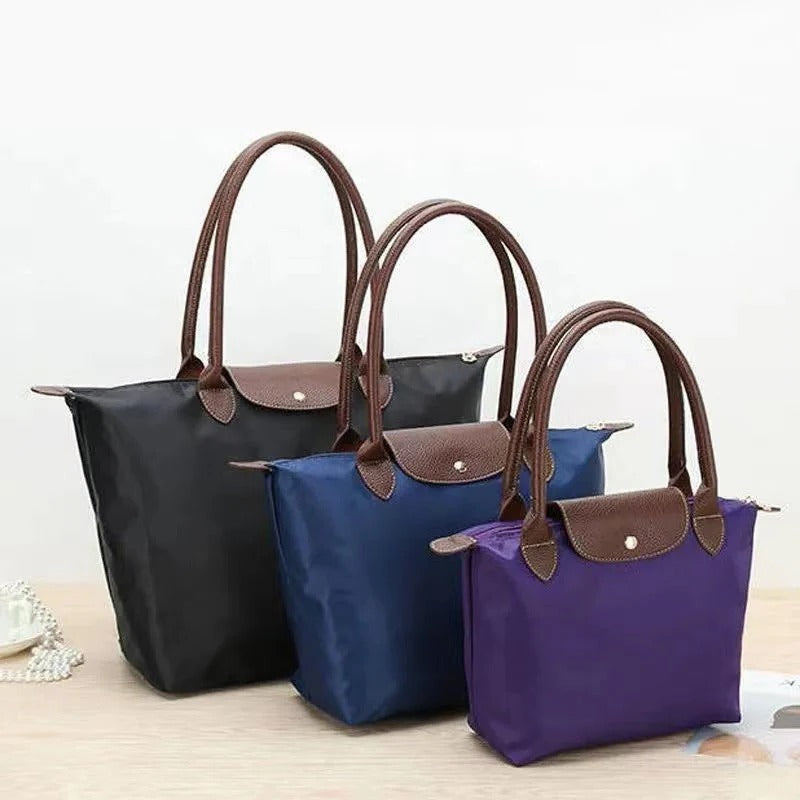 Top Handle Bag Luxury Leather Handbag For Women With Detachable Strap