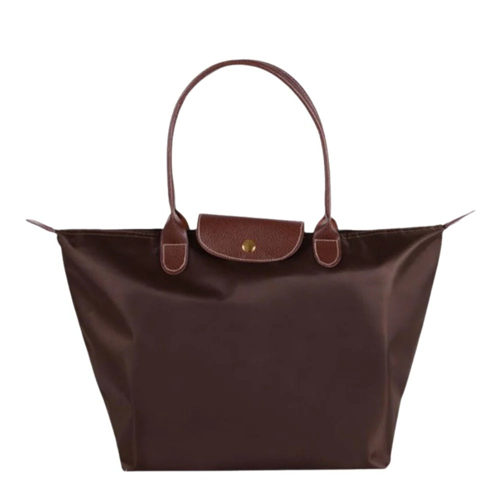Top Handle Bag Luxury Leather Handbag For Women With Detachable Strap