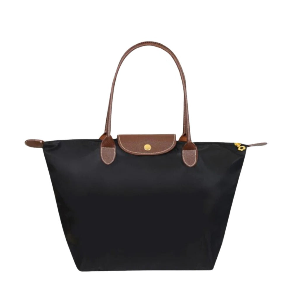 Top Handle Bag Luxury Leather Handbag For Women With Detachable Strap