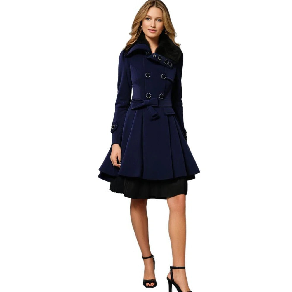 Long Winter Coat For Women With Warm Insulated Lining And Hood