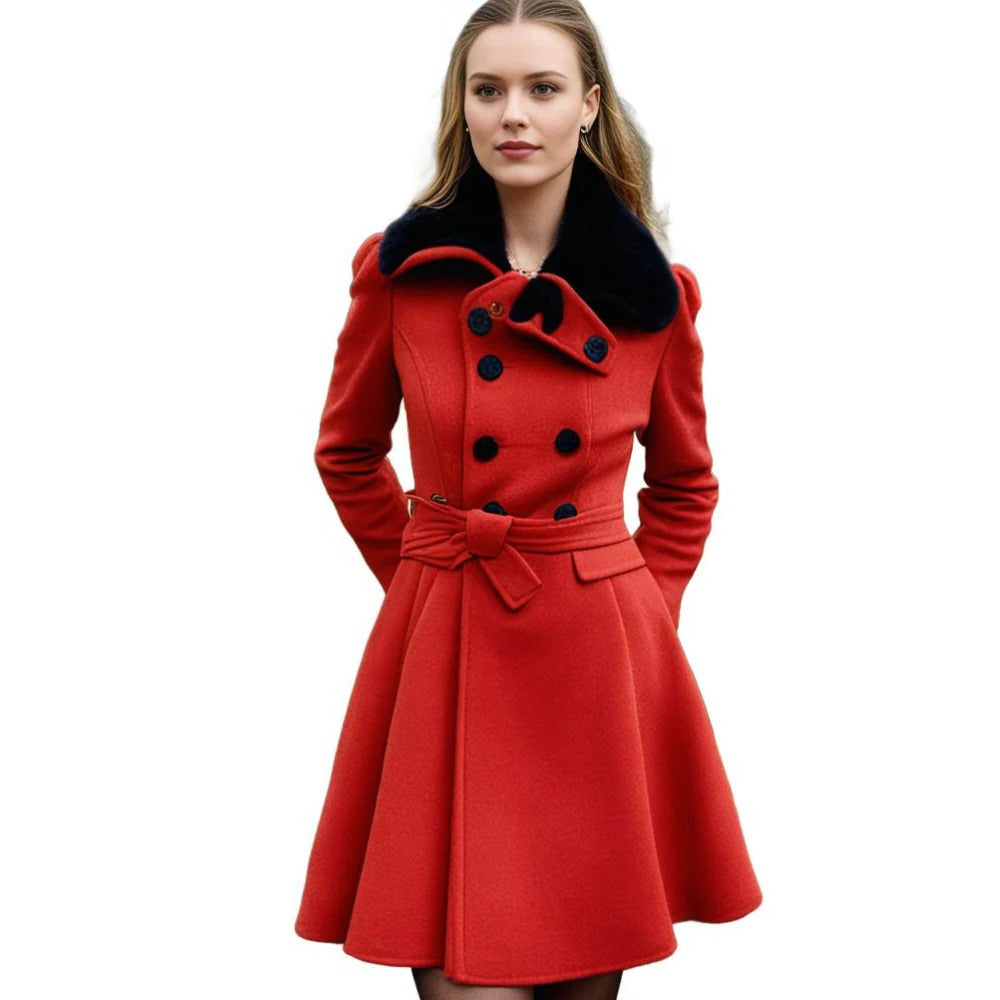 Long Winter Coat For Women With Warm Insulated Lining And Hood