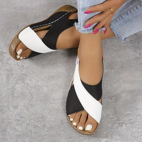 Ergonomic Slide Sandals with Contoured Footbed