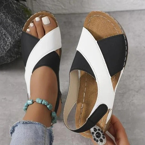 Ergonomic Slide Sandals with Contoured Footbed