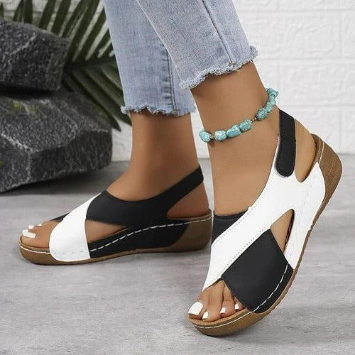 Ergonomic Slide Sandals with Contoured Footbed
