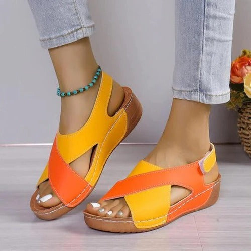 Ergonomic Slide Sandals with Contoured Footbed